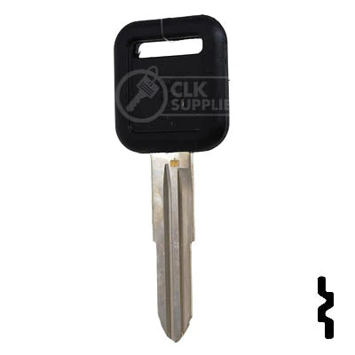 Uncut Plastic Head Key Blank | Geo | X184-P ( B65-P ) - Image 12