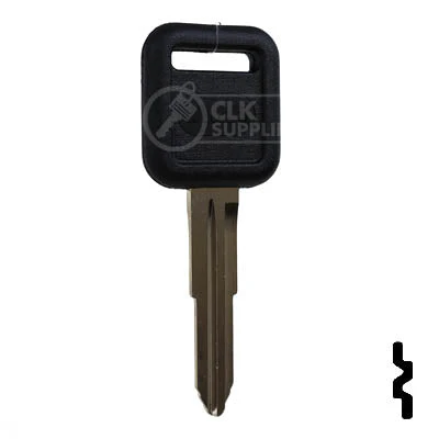 Uncut Plastic Head Key Blank | Geo | X184-P ( B65-P ) - Image 3
