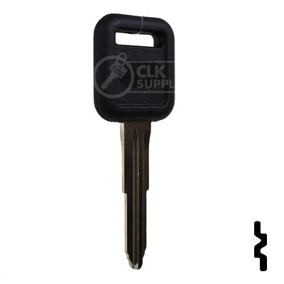 Uncut Plastic Head Key Blank | Geo | X184-P ( B65-P ) - Image 4