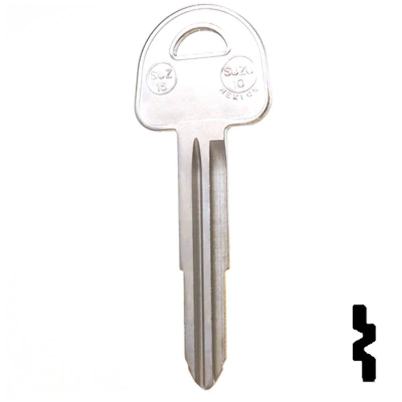 Uncut Key Blank | Suzuki | X185 ( SUZ15 ) - Image 12