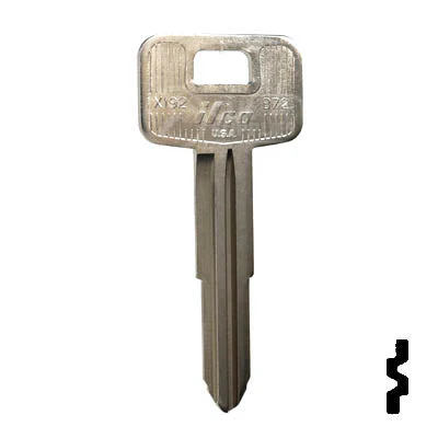 Uncut Key Blank | GM, Geo | X192 ( B72 ) - Image 2