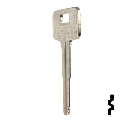 Uncut Key Blank | GM, Geo | X192 ( B72 ) - Image 21