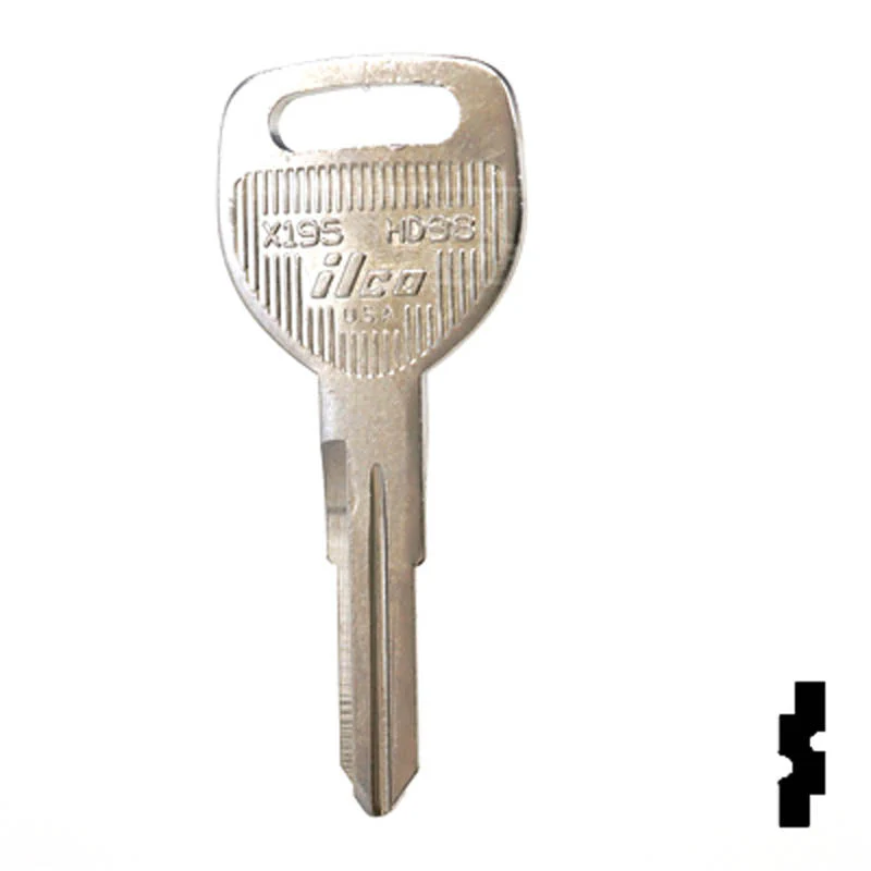 Uncut Key Blank | Honda | X195, HD98 - Image 23
