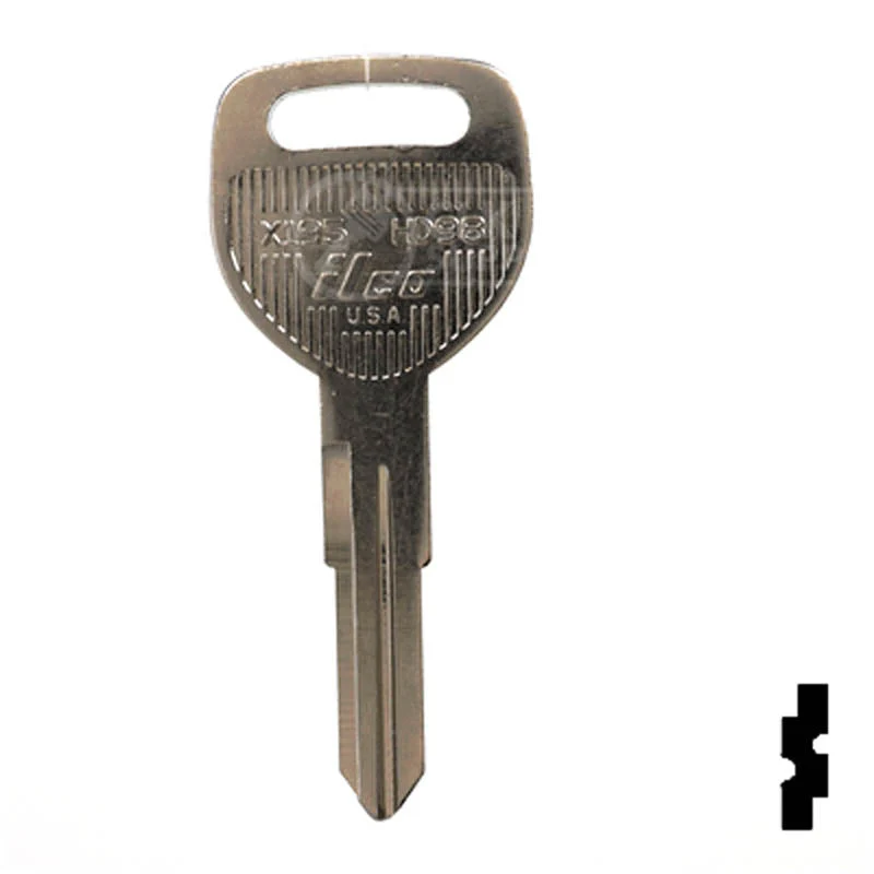Uncut Key Blank | Honda | X195, HD98 - Image 24