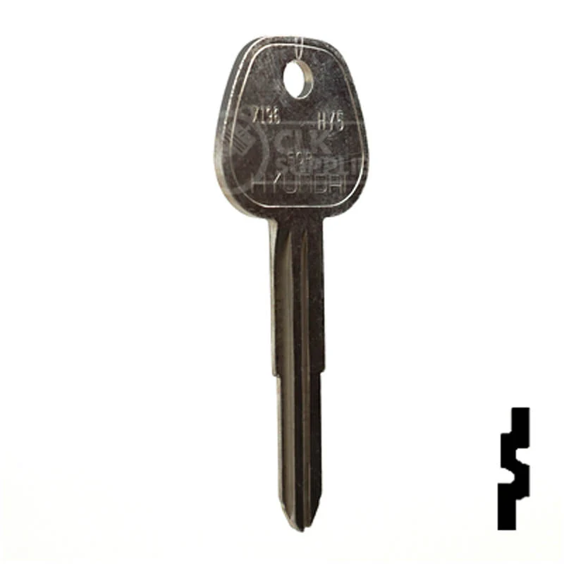 Uncut Key Blank | Hyundai | X196 ( HY5 ) - Image 4