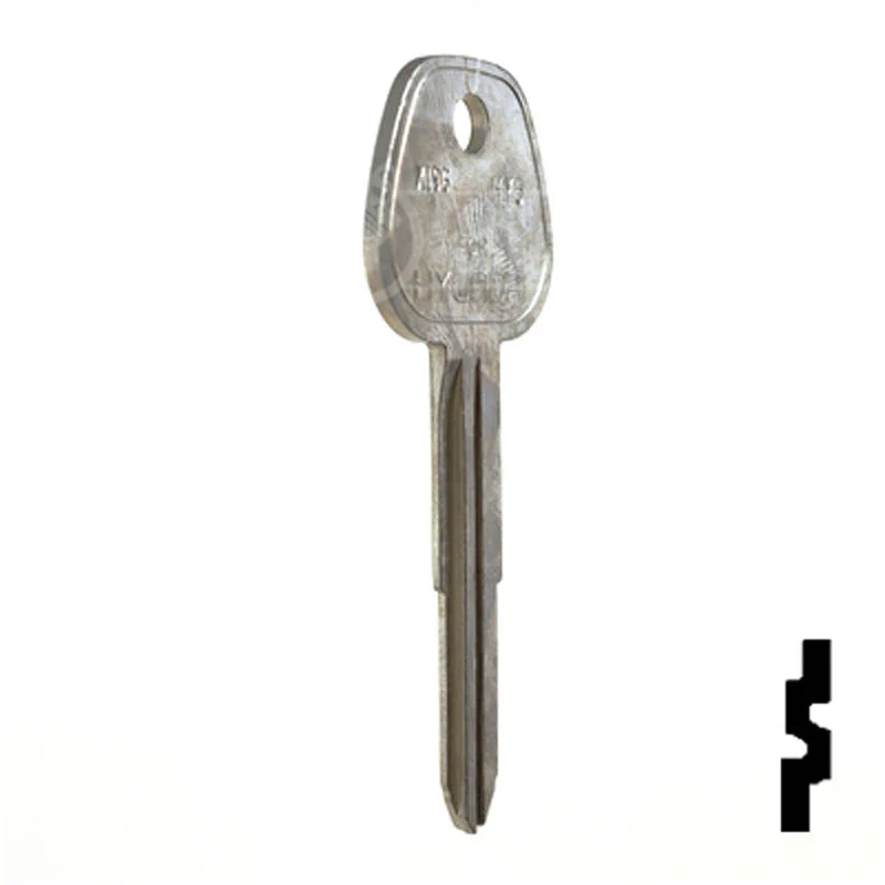 Uncut Key Blank | Hyundai | X196 ( HY5 ) - Image 5