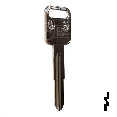 Uncut Key Blank | GM, Isuzu | X198 ( B74 ) - Image 16