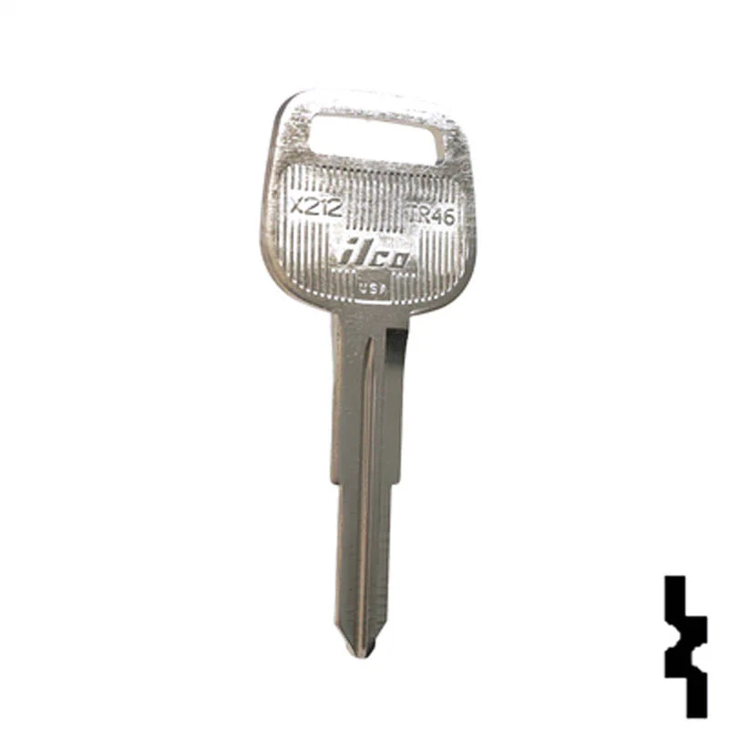 Uncut Key Blank | Toyota | X212, TR46 - Image 3