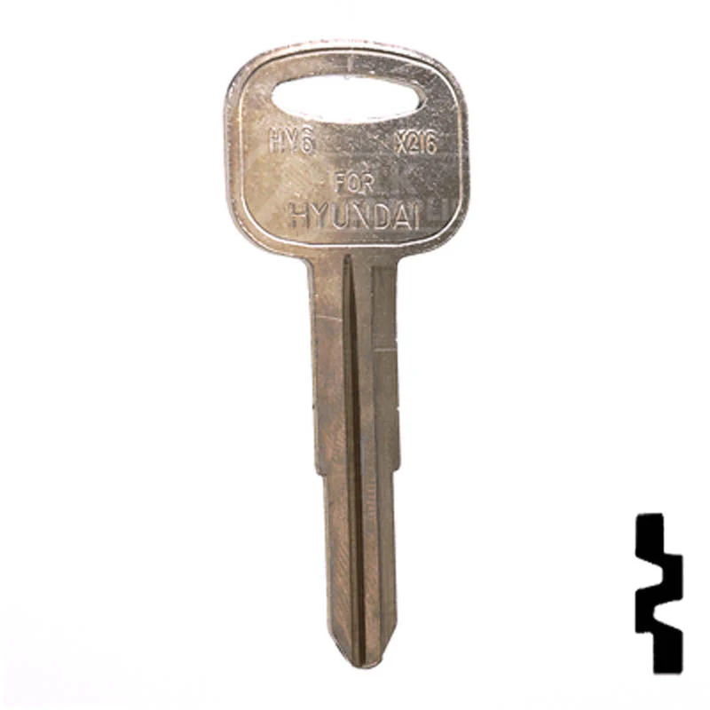 Uncut Key Blank | Hyundai | X216 (HY6) - Image 2