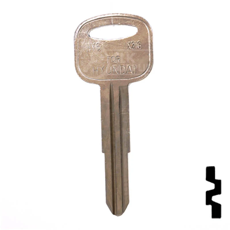 Uncut Key Blank | Hyundai | X216 (HY6) - Image 24