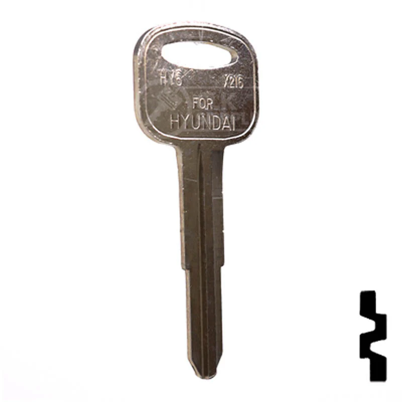 Uncut Key Blank | Hyundai | X216 (HY6) - Image 3
