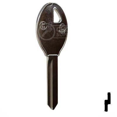 Uncut Key Blank | Nissan | X227 ( DA32 ) - Image 15