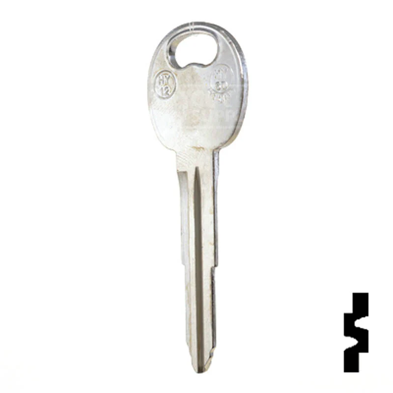 Uncut Key Blank | Hyundai,  Kia | X232 ( HY12 ) - Image 10