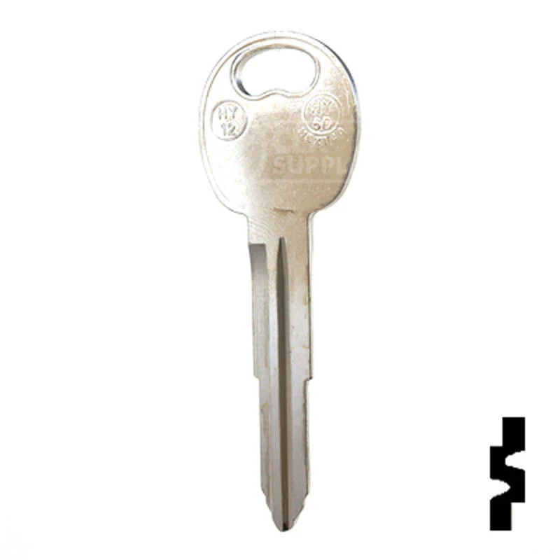 Uncut Key Blank | Hyundai,  Kia | X232 ( HY12 ) - Image 11