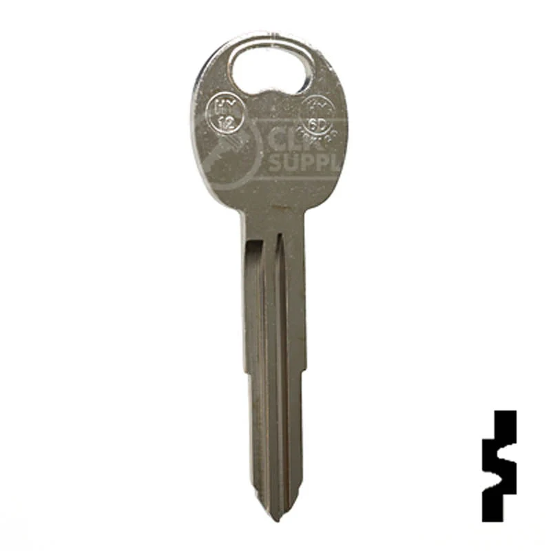 Uncut Key Blank | Hyundai,  Kia | X232 ( HY12 ) - Image 14