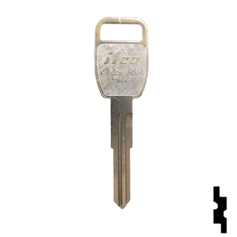 Uncut Key Blank | Rover | X239 ( RV4 , NE-52 ) - Image 2