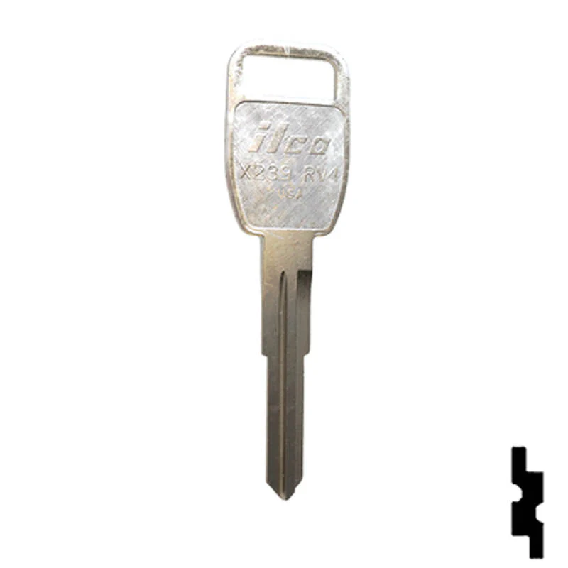 Uncut Key Blank | Rover | X239 ( RV4 , NE-52 ) - Image 3