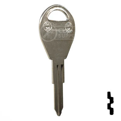 Uncut Key Blank | Nissan | X243 ( DA38 ) - Image 15