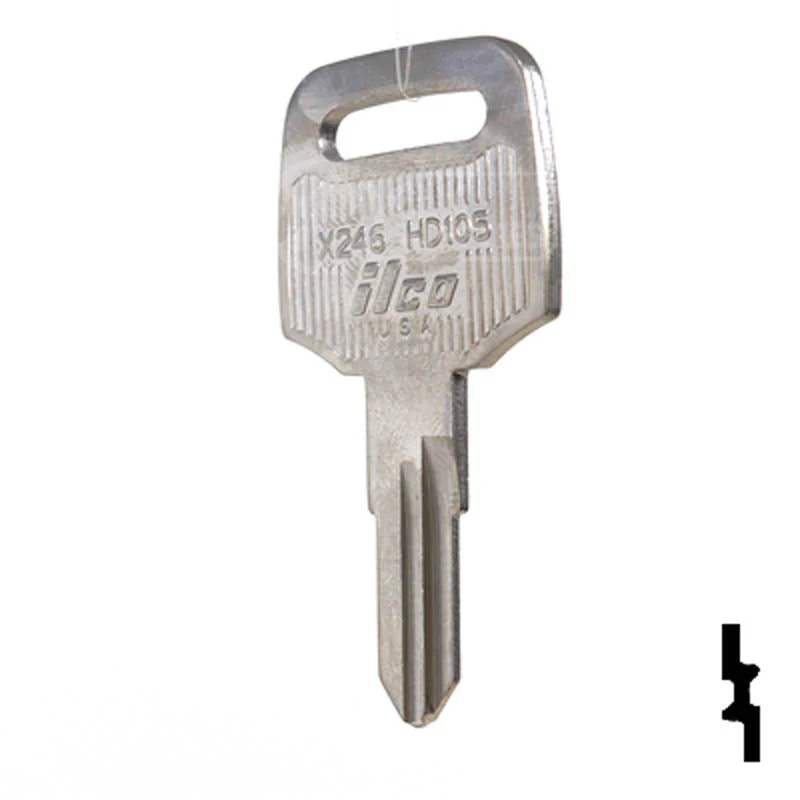 Uncut Key Blank | Honda | X246 ( HD105 ) - Image 22
