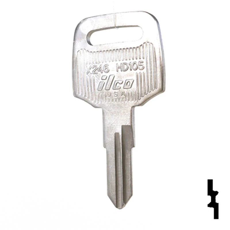 Uncut Key Blank | Honda | X246 ( HD105 ) - Image 23