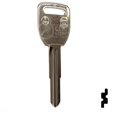 Uncut Key Blank | Isuzu | Honda | X250, B101 - Image 15