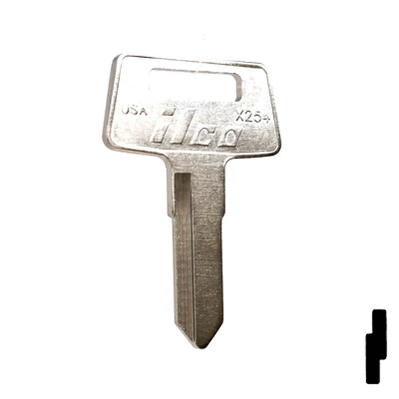 Uncut Key Blank | KAWASAKI ATV | X254 - Image 3