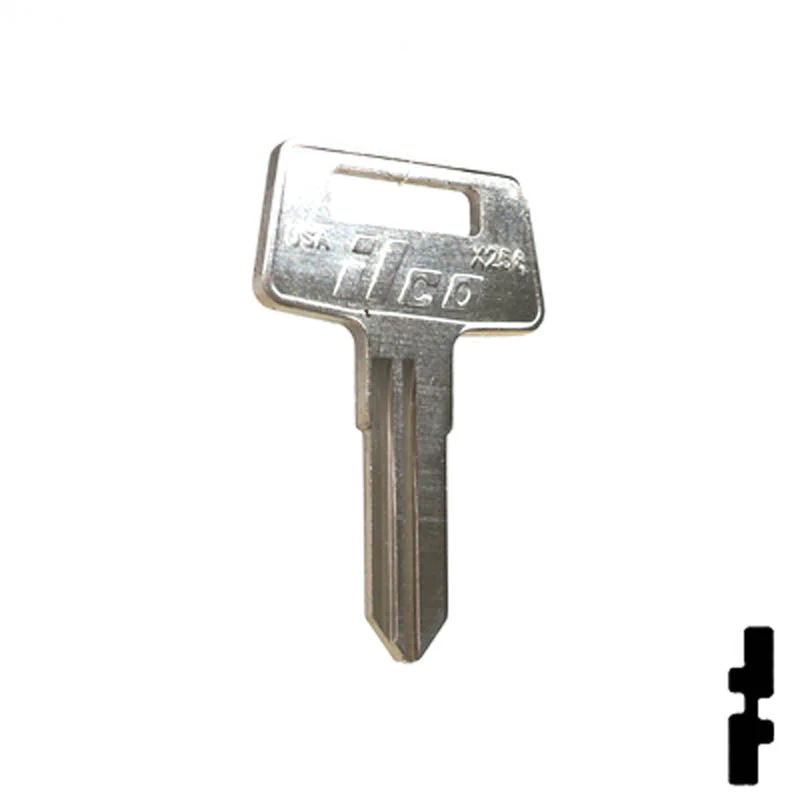 Uncut Key Blank | Kawasaki ATV | X256 - Image 4