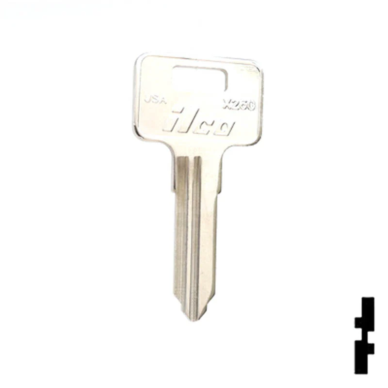 Uncut Key Blank | Kawasaki ATV | X260 - Image 2