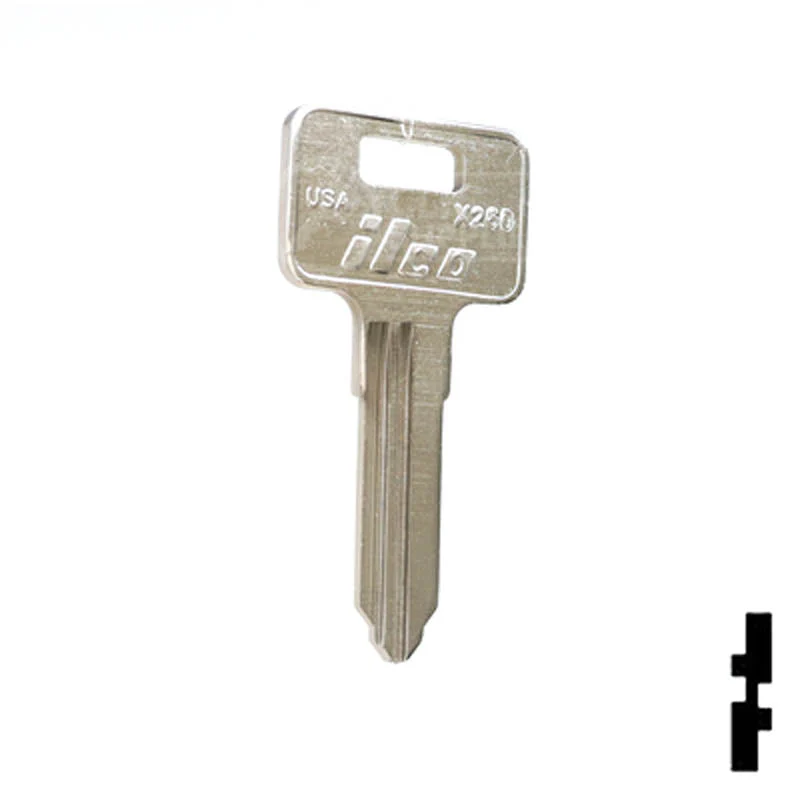 Uncut Key Blank | Kawasaki ATV | X260 - Image 3