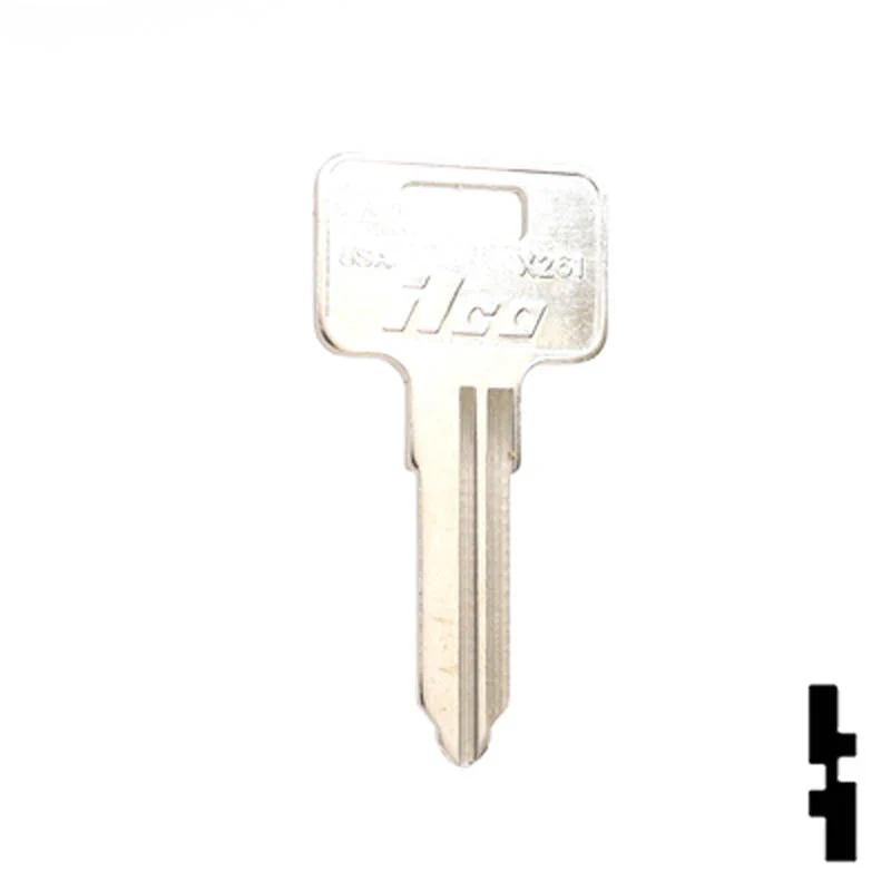Uncut Key Blank | Kawasaki ATV | X261 - Image 2