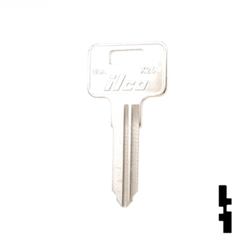 Uncut Key Blank | Kawasaki ATV | X261 - Image 24