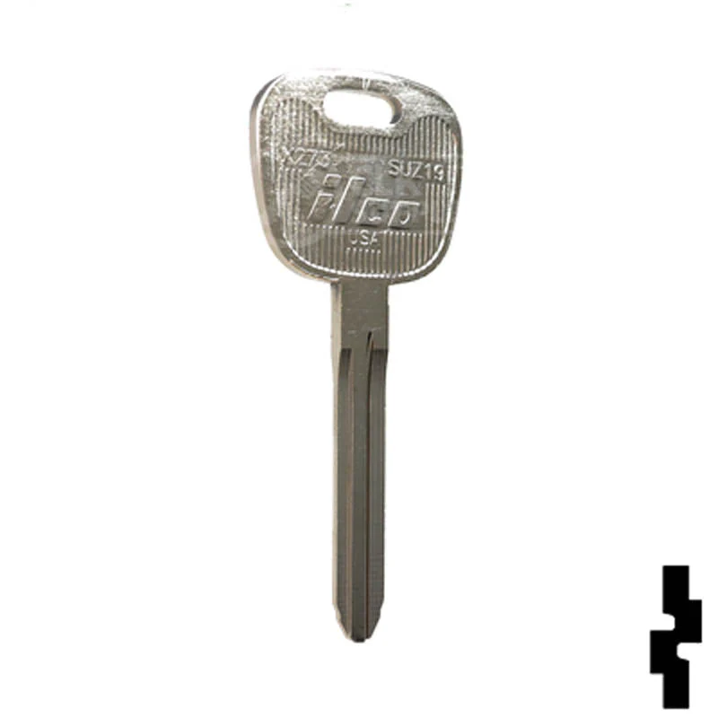 Uncut Key Blank | Suzuki Motorcycle | X273 ( SUZ19 ) - Image 4