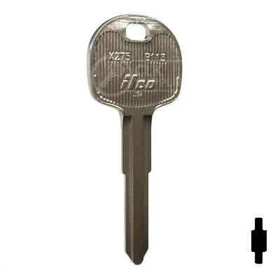 Uncut Key Blank | Isuzu | X275 ( B113 ) - Image 2