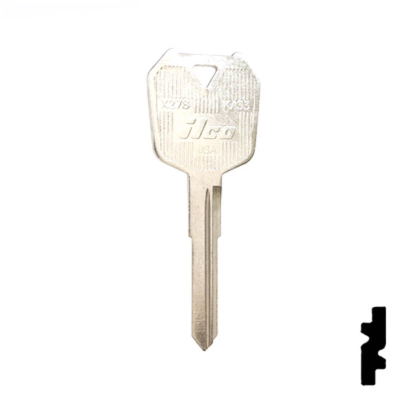 Uncut Key Blank | Kawasaki Motorcycle | X278 (KA33) - Image 2