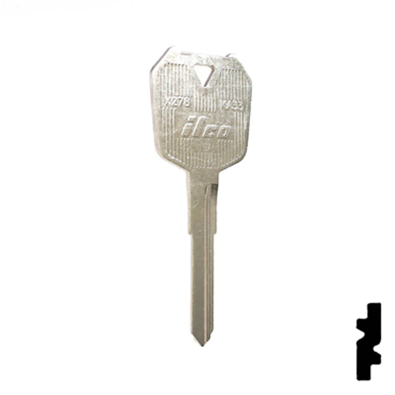 Uncut Key Blank | Kawasaki Motorcycle | X278 (KA33) - Image 3