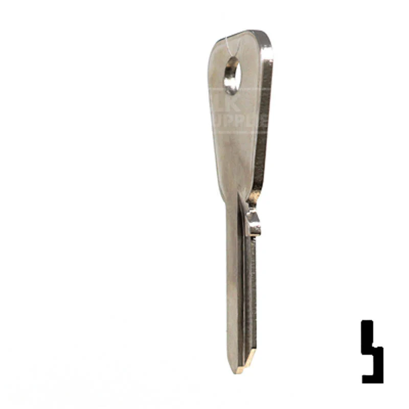 Uncut Key Blank | Honda Motorcycle | X43 ( HD48 ) - Image 9