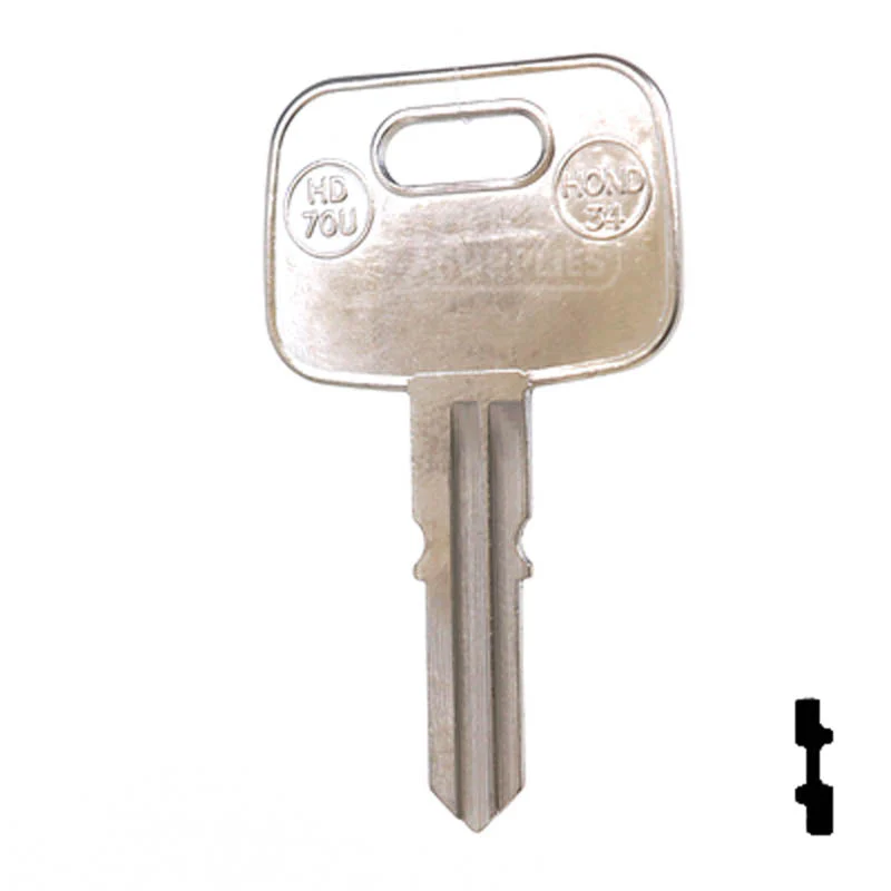 Uncut Key Blank | Honda, Triumph, Better Built | X71, HD70U - Image 12