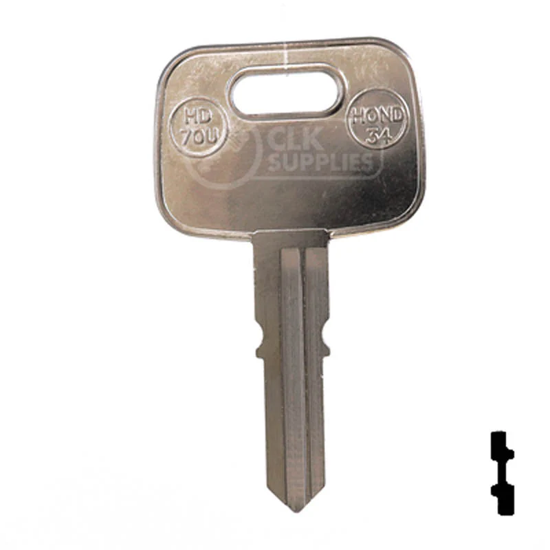 Uncut Key Blank | Honda, Triumph, Better Built | X71, HD70U - Image 13