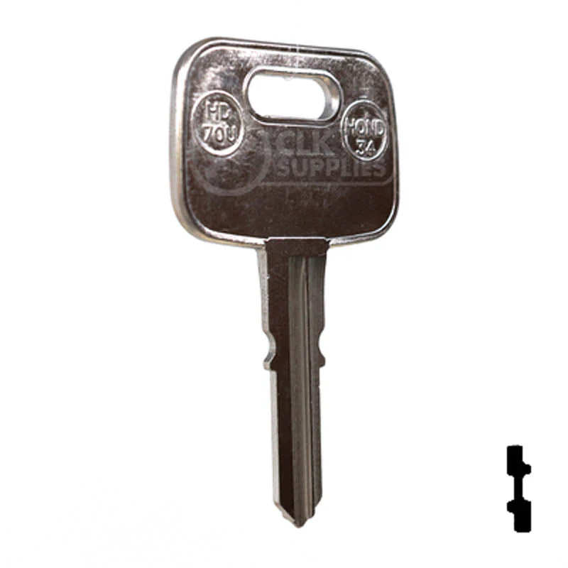 Uncut Key Blank | Honda, Triumph, Better Built | X71, HD70U - Image 16