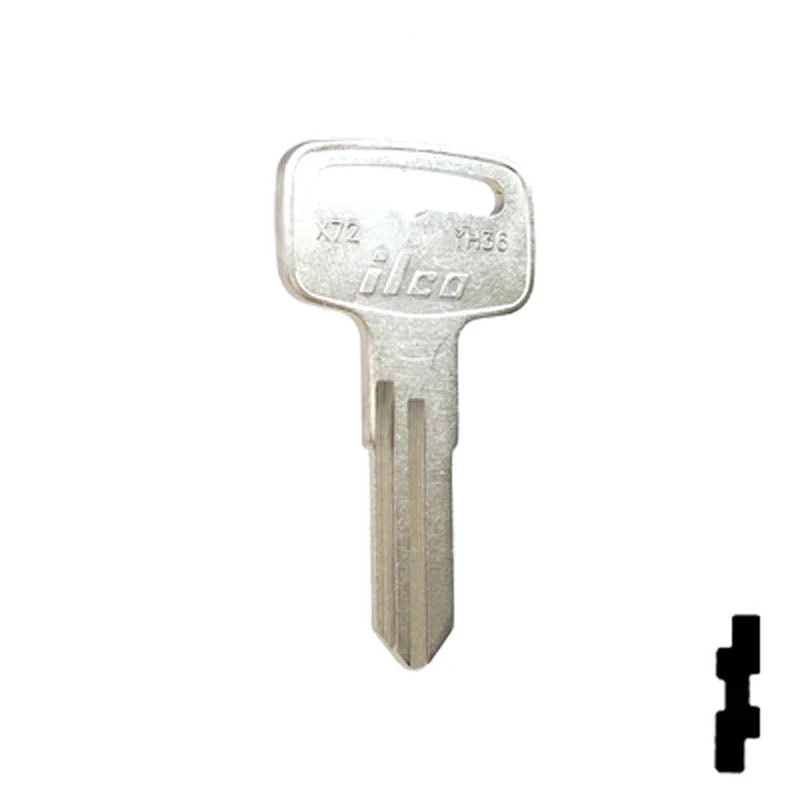Uncut Key Blank | Yamaha | X72 ( YH36 ) - Image 3