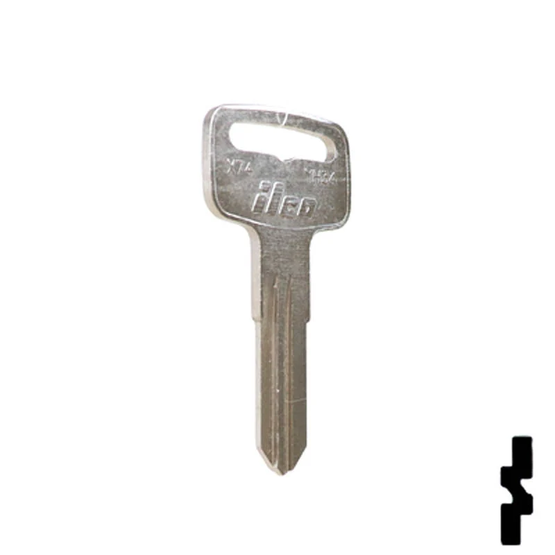 Uncut Key Blank | Yamaha | X74 ( YH34 ) - Image 4