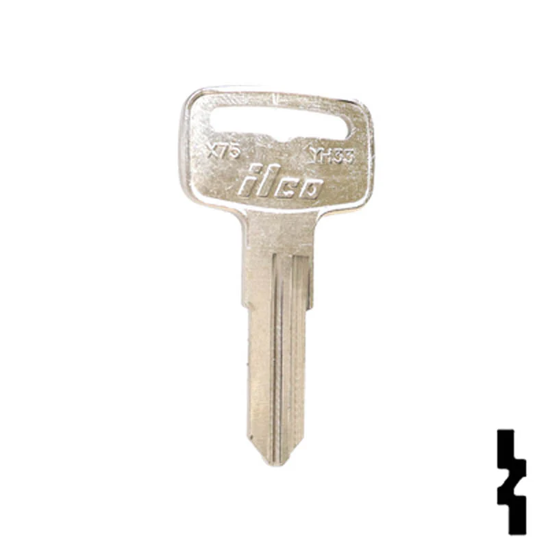 Uncut Key Blank | Yamaha | X75 ( YH33 ) - Image 3