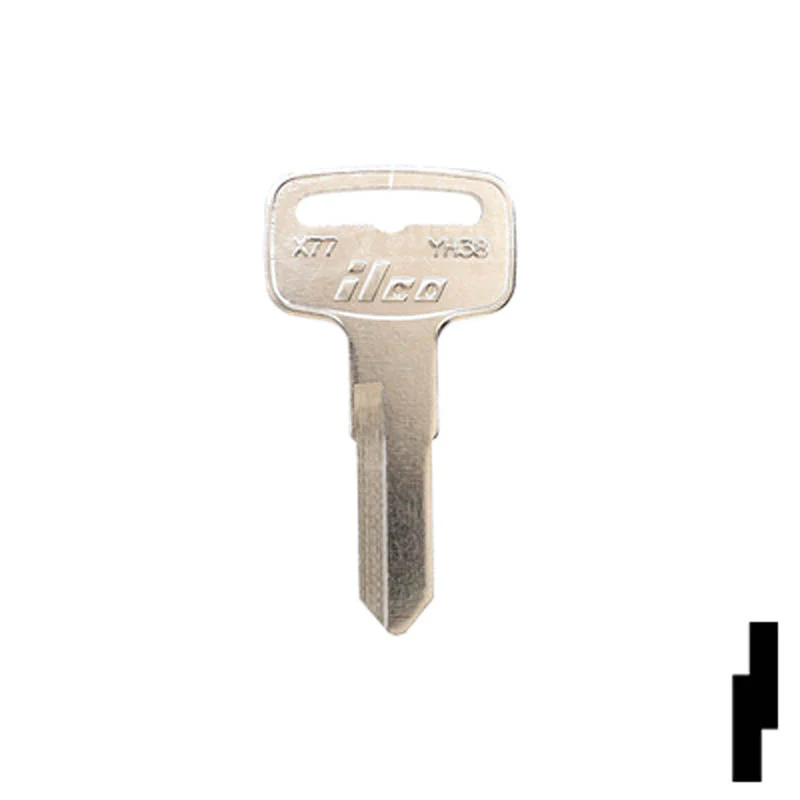 Uncut Key Blank | Yamaha, Polaris | X77 (YH38) - Image 2