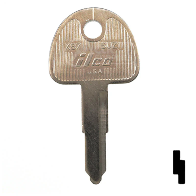 Uncut Key Blank | Suzuki Motorcycle | X87 ( SUZ11 )