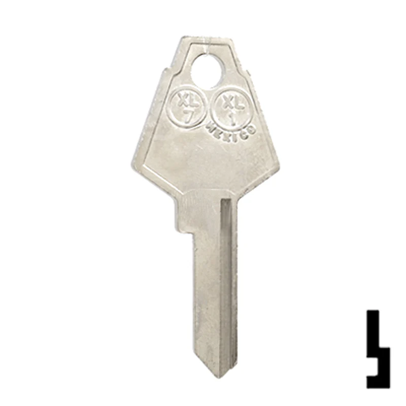 Uncut Key Blank | XL Lock | XL7 - Image 14