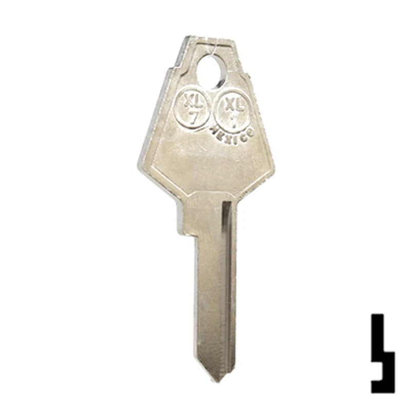 Uncut Key Blank | XL Lock | XL7 - Image 15