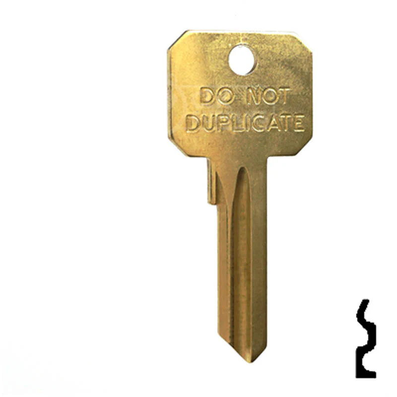 Uncut DND Key Blank | Yale | Y1 - Image 2