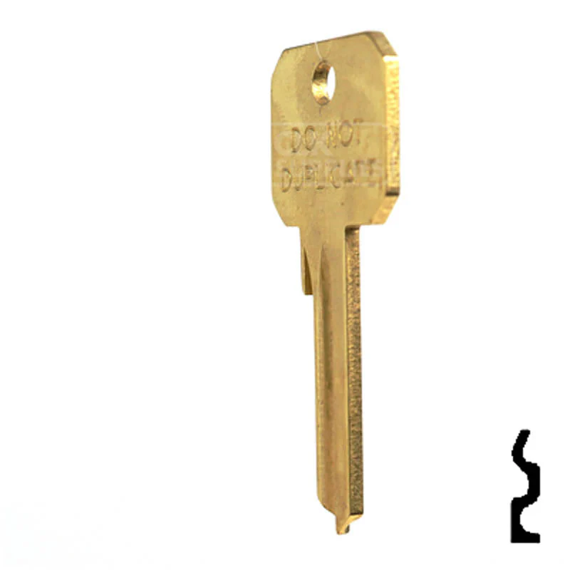 Uncut DND Key Blank | Yale | Y1 - Image 21