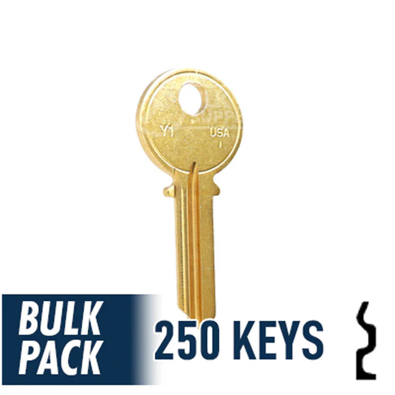 Uncut Key Blank | Yale  | Y1  - 250 Pack by Ilco - Image 3