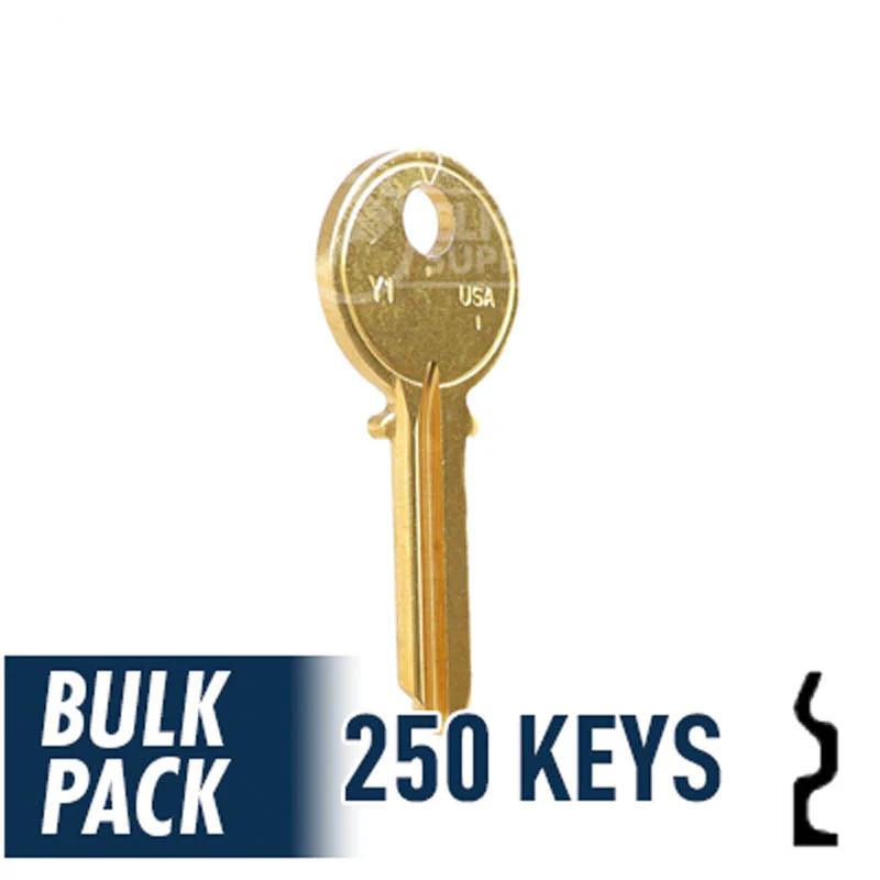 Uncut Key Blank | Yale  | Y1  - 250 Pack by Ilco - Image 4